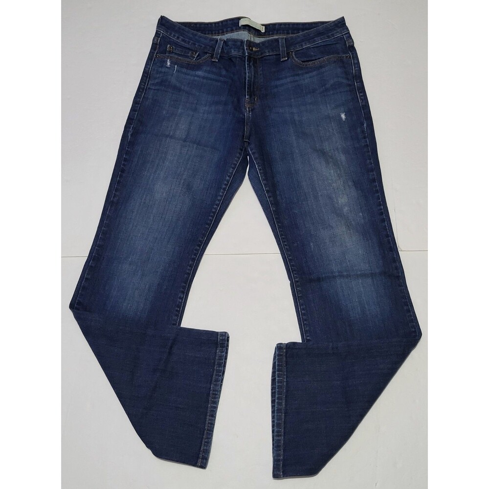 Levi's 545 Jeans Women's Size 14M Blue Mid-Rise Low Bootcut Denim 31.5" Inseam